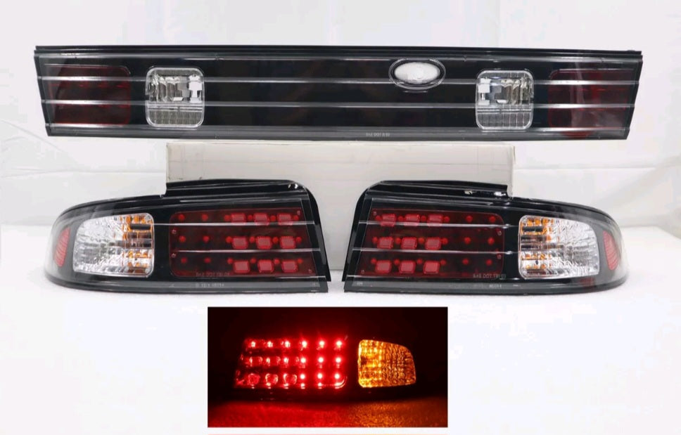 NEW SILVIA S14 240SX 1993-1998 Coupe 2D LED Tail Rear Light BLACK for NISSAN