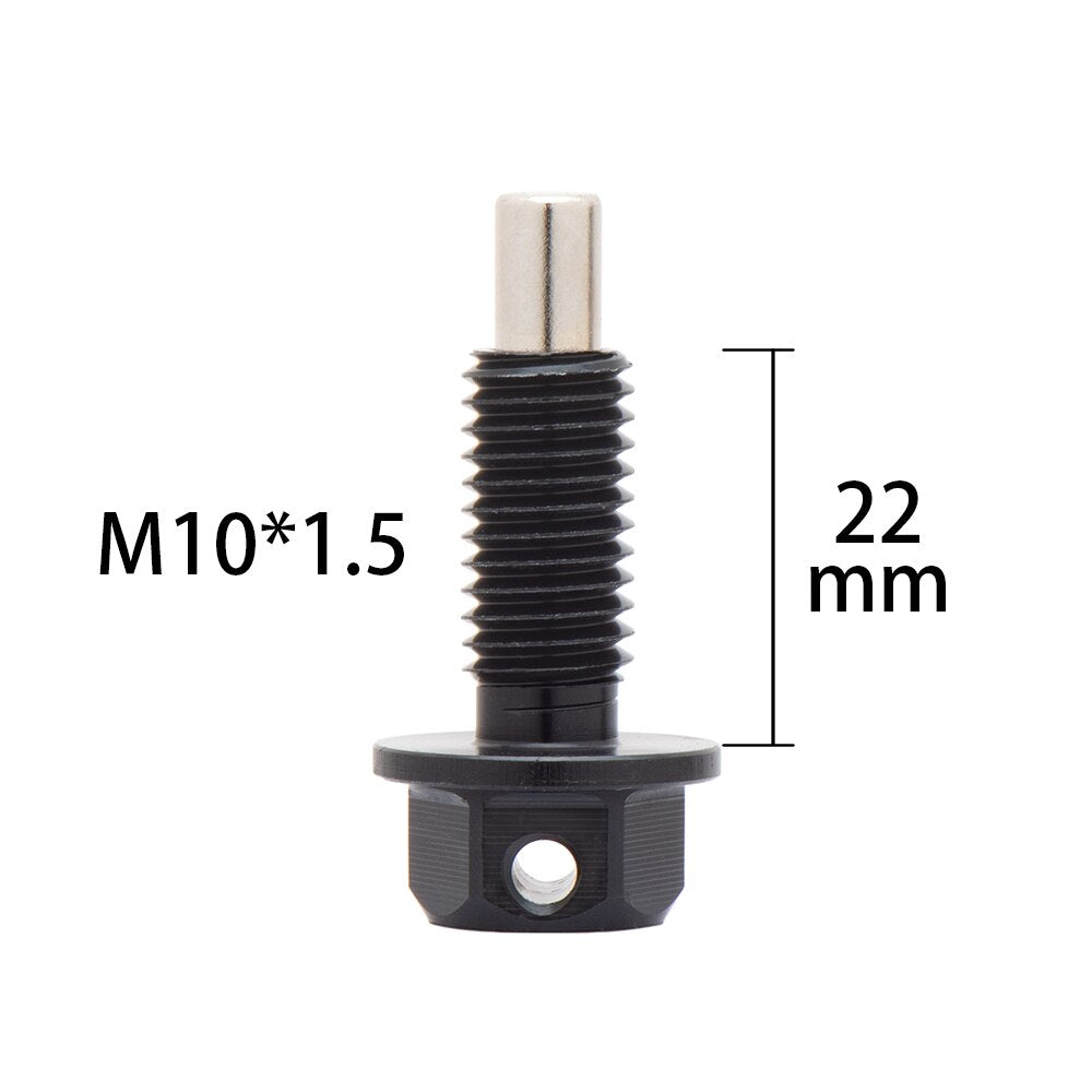 M10*1.25,m10*1.5,M12*1.5,M14*1.5, M14*1.25 Magnetic Oil Sump Nut Drain Oil Plug Screw Oil Drain Magnetic Oil Plug Nut JDM Style