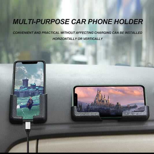 Self-adhesive Adjustable Width Car Interior Accessories Multifunction Car Cell Phone Holder GPS Display Bracket