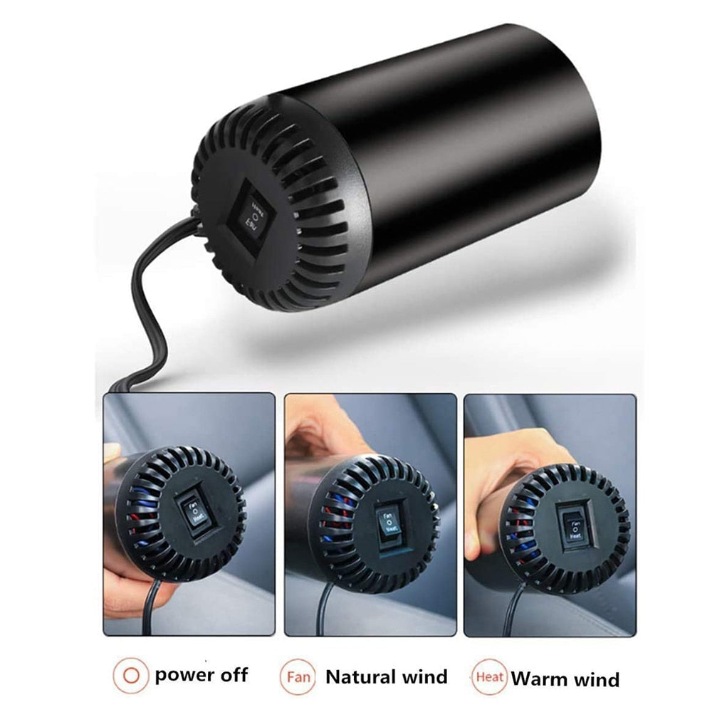 Car 12V Heater Defroster Portable 12V 150W Auto Heating &amp; Cooling Thermostat Dual Fan for Car SUV Truck RV Trailer