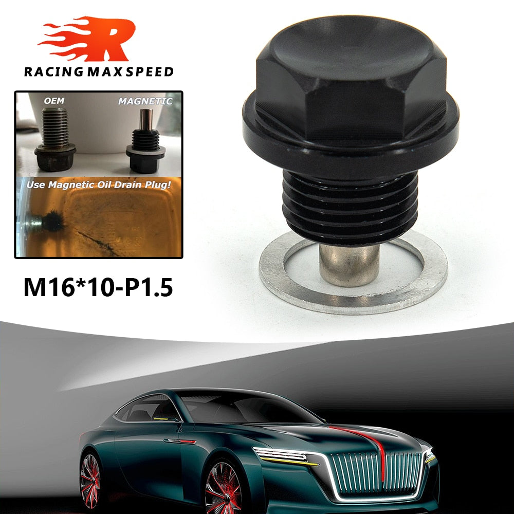 M10*1.25,m10*1.5,M12*1.5,M14*1.5, M14*1.25 Magnetic Oil Sump Nut Drain Oil Plug Screw Oil Drain Magnetic Oil Plug Nut JDM Style