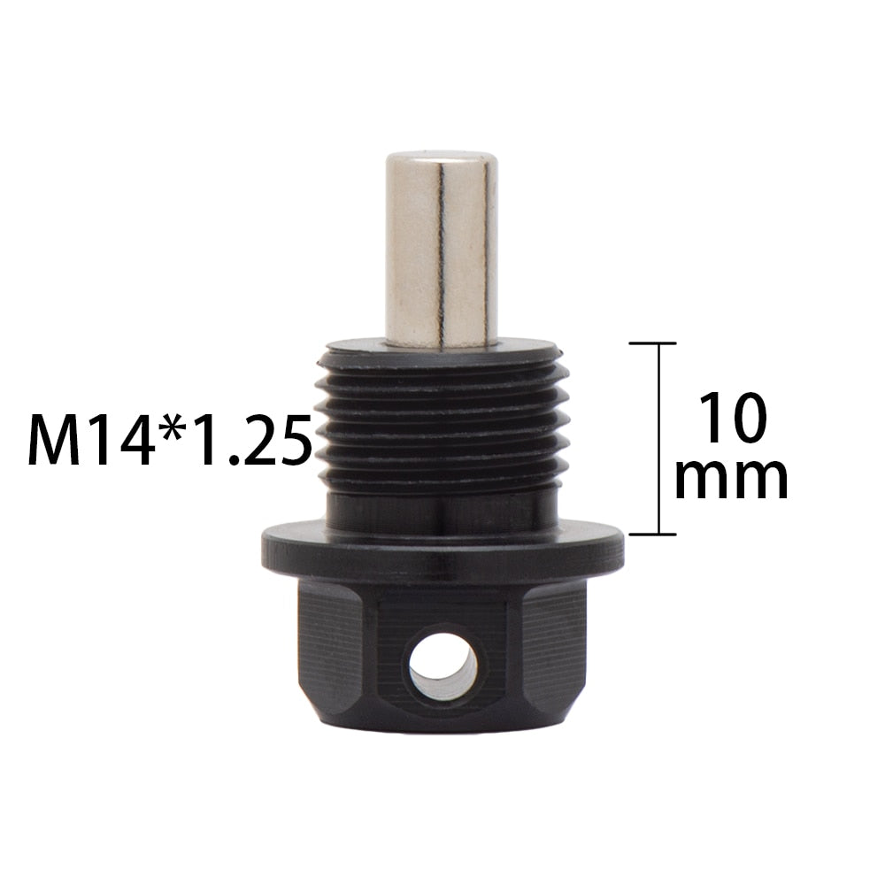 M10*1.25,m10*1.5,M12*1.5,M14*1.5, M14*1.25 Magnetic Oil Sump Nut Drain Oil Plug Screw Oil Drain Magnetic Oil Plug Nut JDM Style