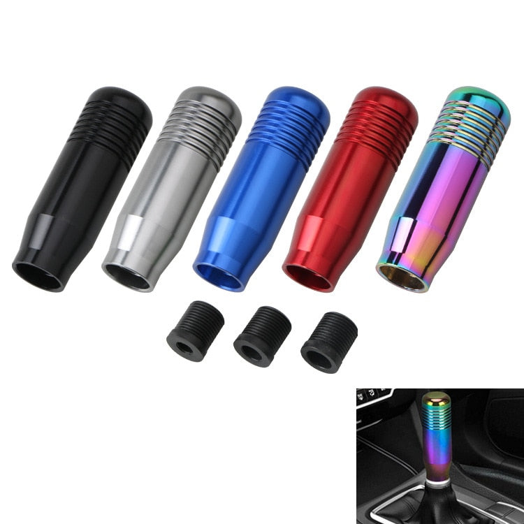 5 Color Universal Car Aluminum Manual Gear Shift Knob Stick Manual Transmission Gearstick Lever Shifter Knob