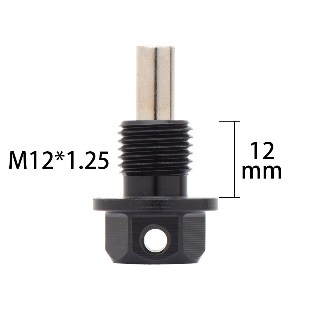 M10*1.25,m10*1.5,M12*1.5,M14*1.5, M14*1.25 Magnetic Oil Sump Nut Drain Oil Plug Screw Oil Drain Magnetic Oil Plug Nut JDM Style