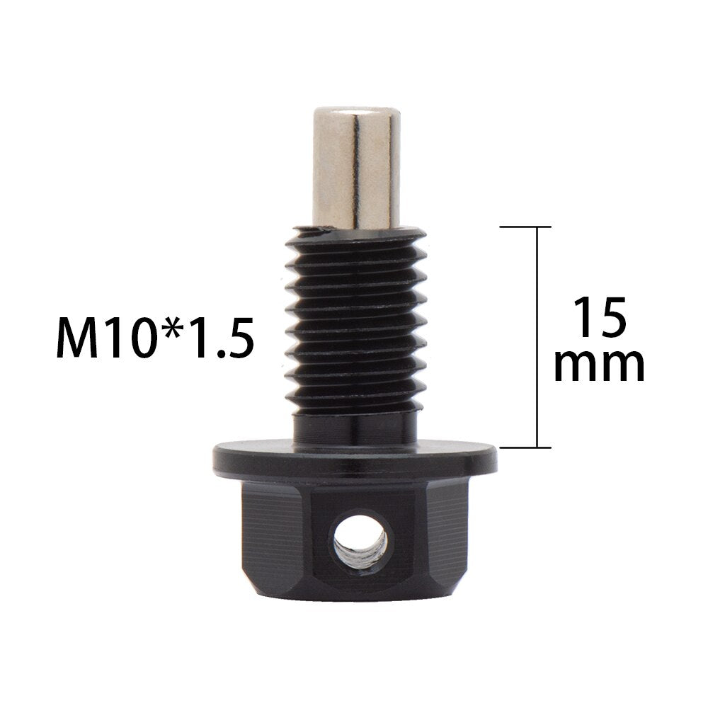 M10*1.25,m10*1.5,M12*1.5,M14*1.5, M14*1.25 Magnetic Oil Sump Nut Drain Oil Plug Screw Oil Drain Magnetic Oil Plug Nut JDM Style