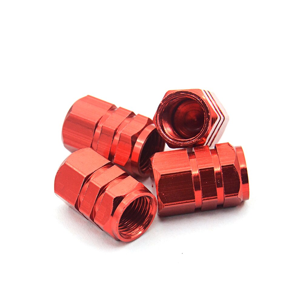 Neon Valve Caps Aluminum Tire Valve Caps Car Wheel Tires Valves Motorcycle Bicycle Tire Valves Stems Tyre Valve Dust Caps